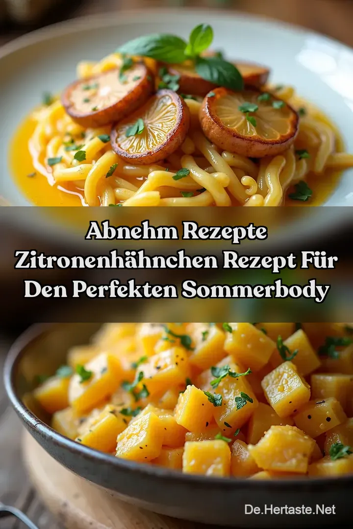 Abnehm Rezepte ZitronenH&auml;hnchen Rezept f&uuml;r den perfekten Sommerbody