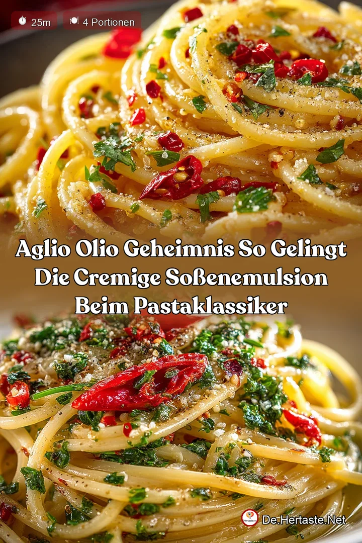Aglio Olio Geheimnis So gelingt die cremige So&szlig;enEmulsion beim PastaKlassiker