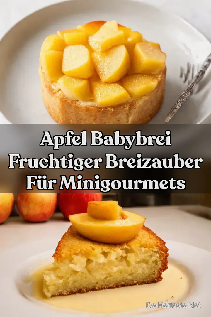 Apfel Babybrei Fruchtiger BreiZauber F&uuml;r MiniGourmets