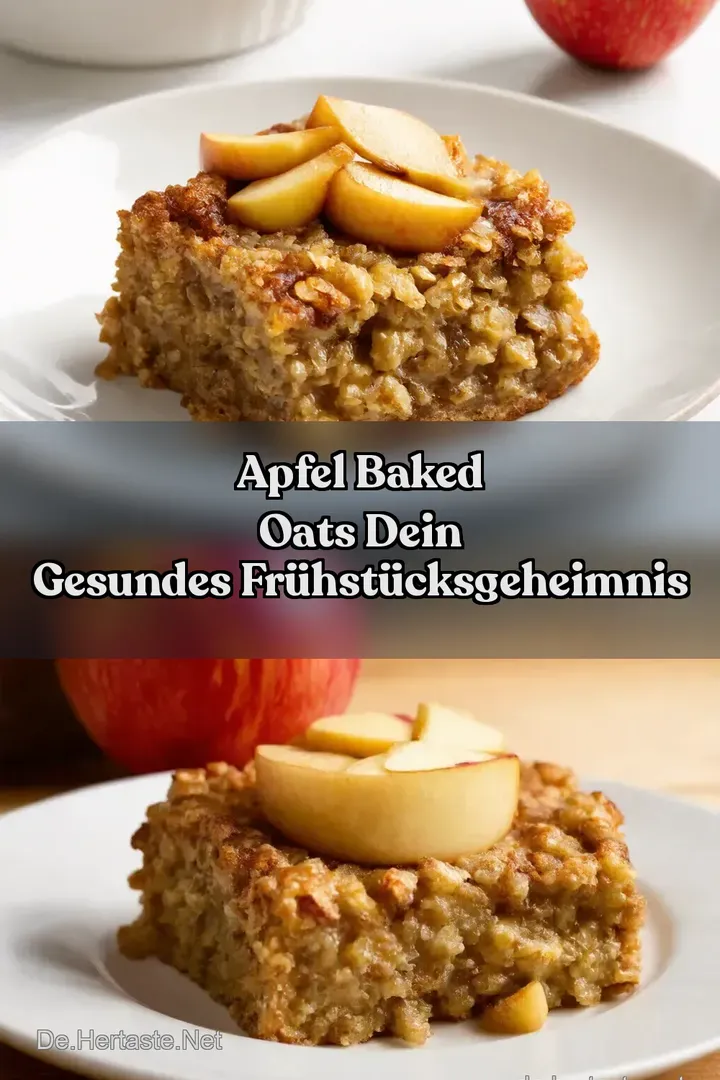 Apfel Baked Oats Dein Gesundes Fr&uuml;hst&uuml;cksGeheimnis