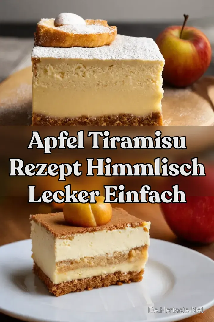 Apfel Tiramisu Rezept Himmlisch lecker einfach