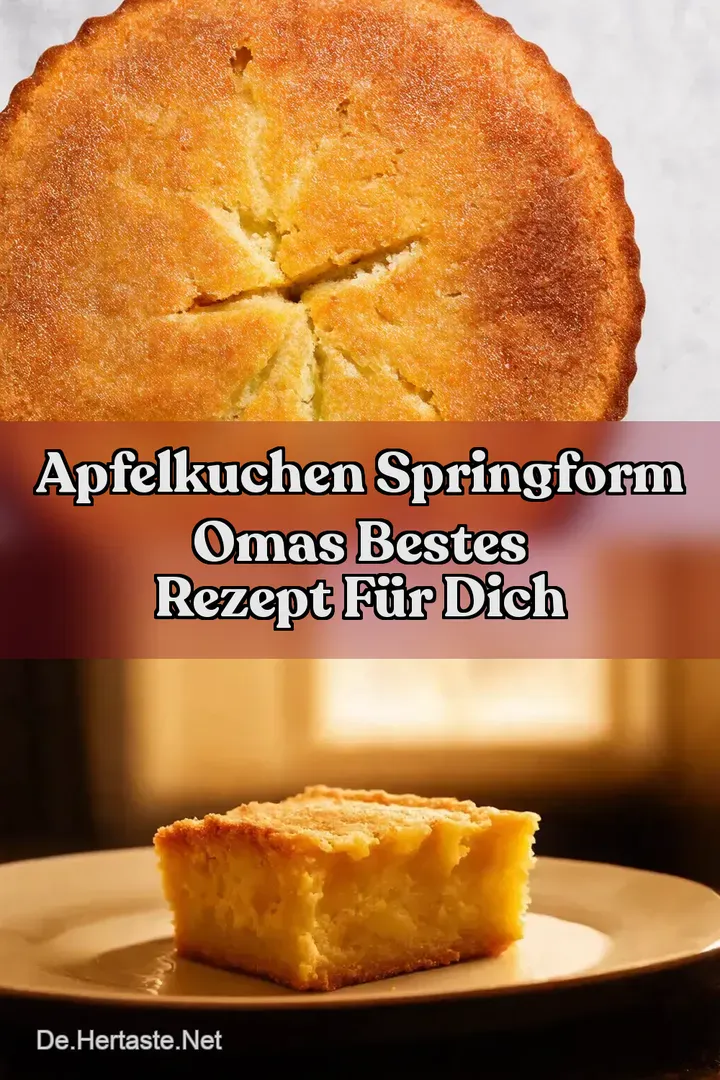 Apfelkuchen Springform Omas Bestes Rezept F&uuml;r Dich