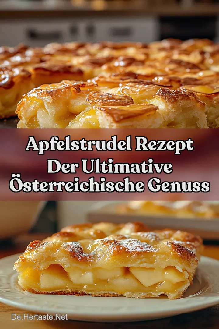 Apfelstrudel Rezept Der ultimative &ouml;sterreichische Genuss
