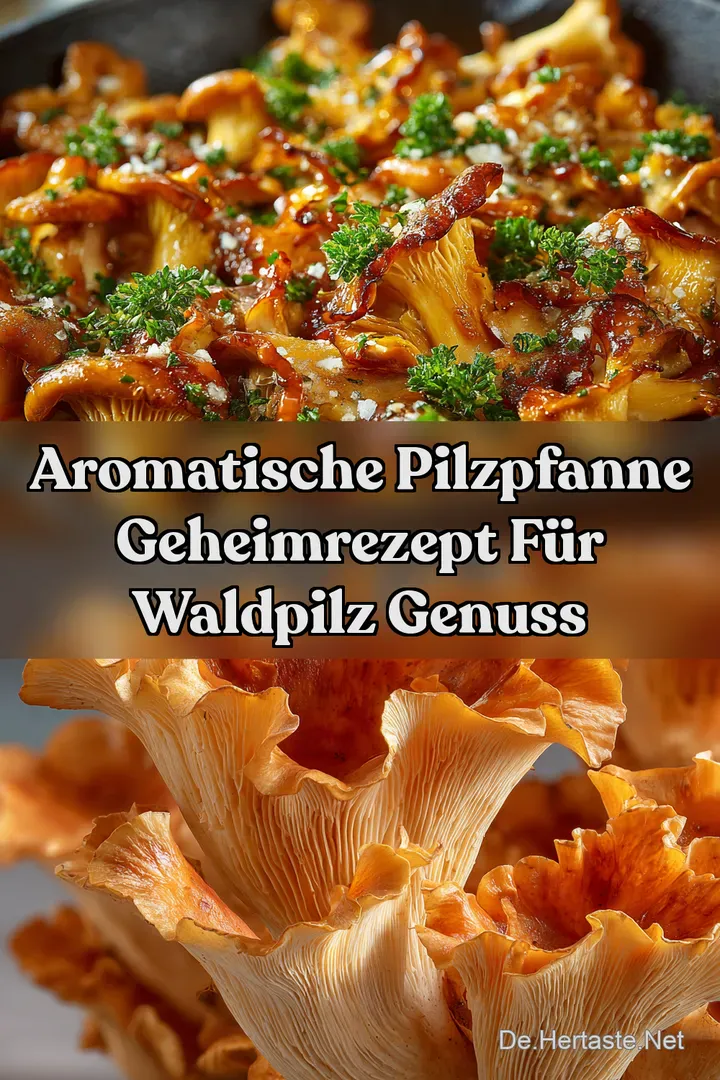 Aromatische Pilzpfanne Geheimrezept f&uuml;r Waldpilz Genuss