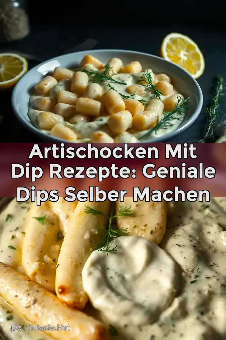 Artischocken mit Dip Rezepte: Geniale Dips selber machen