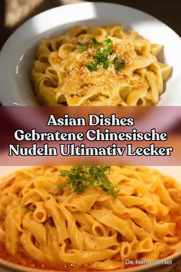 Asian Dishes Gebratene Chinesische Nudeln Ultimativ Lecker