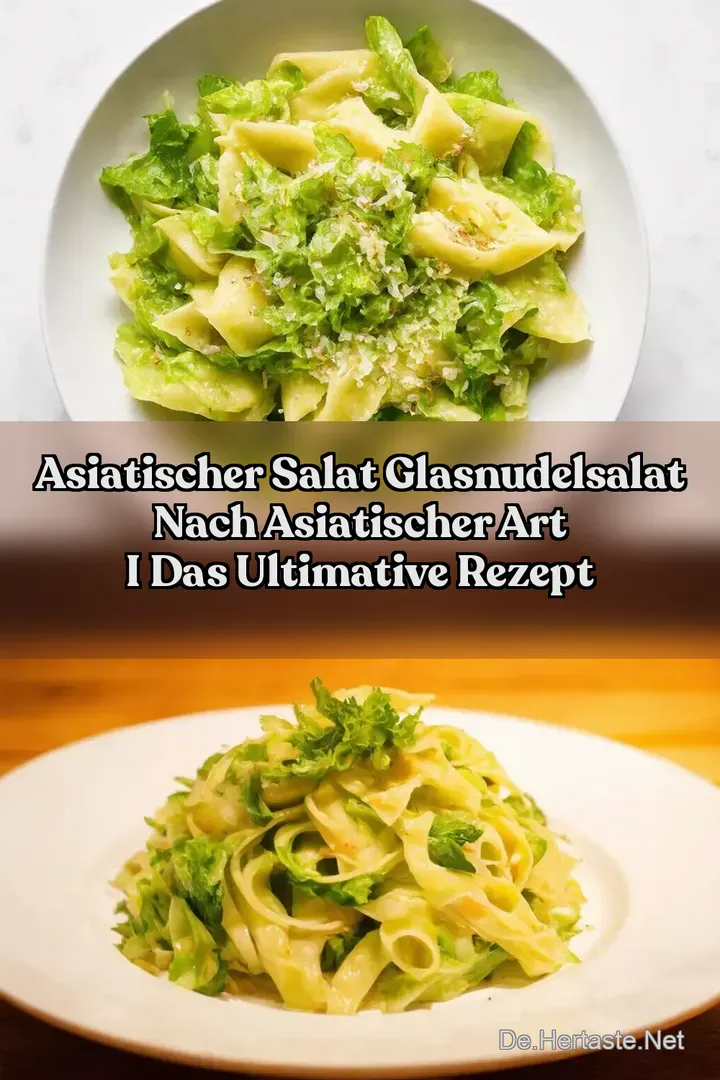 Asiatischer Salat Glasnudelsalat nach asiatischer Art I Das ultimative Rezept
