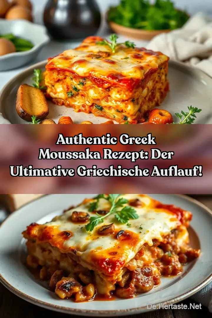 Authentic Greek Moussaka Rezept: Der ultimative griechische Auflauf!