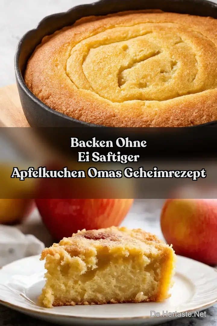 Backen ohne Ei Saftiger Apfelkuchen Omas Geheimrezept