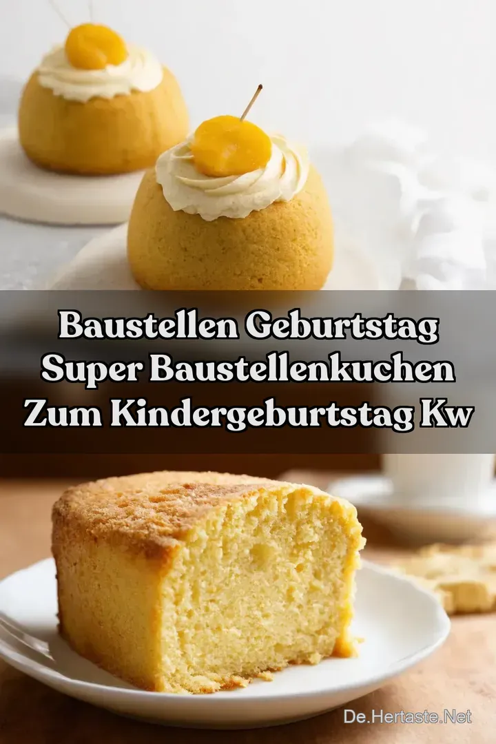 Baustellen Geburtstag Super BaustellenKuchen zum Kindergeburtstag KW