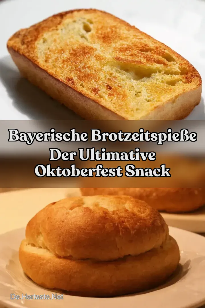 Bayerische BrotzeitSpie&szlig;e Der ultimative Oktoberfest Snack