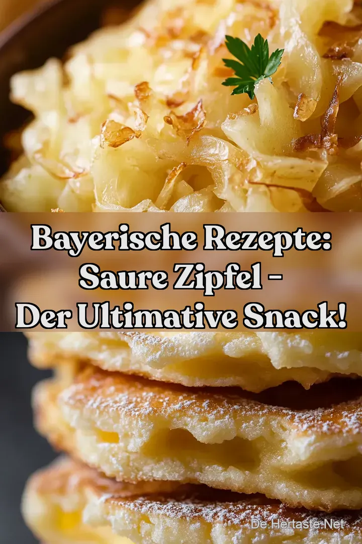 Bayerische Rezepte: Saure Zipfel - Der ultimative Snack!