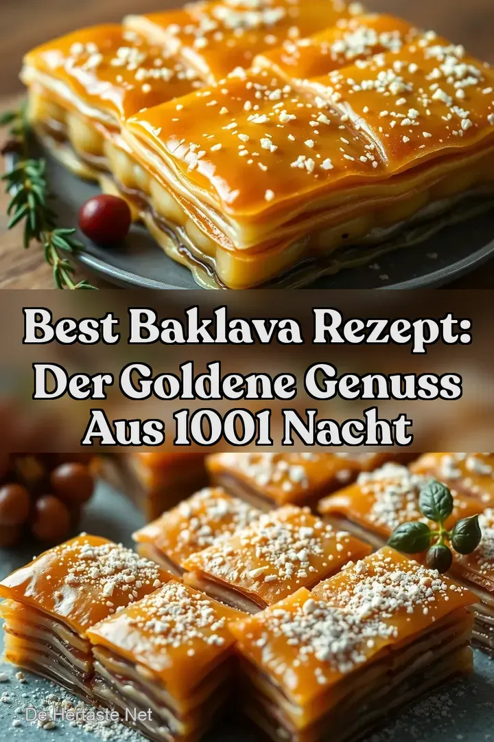 Best Baklava Rezept: Der goldene Genuss aus 1001 Nacht