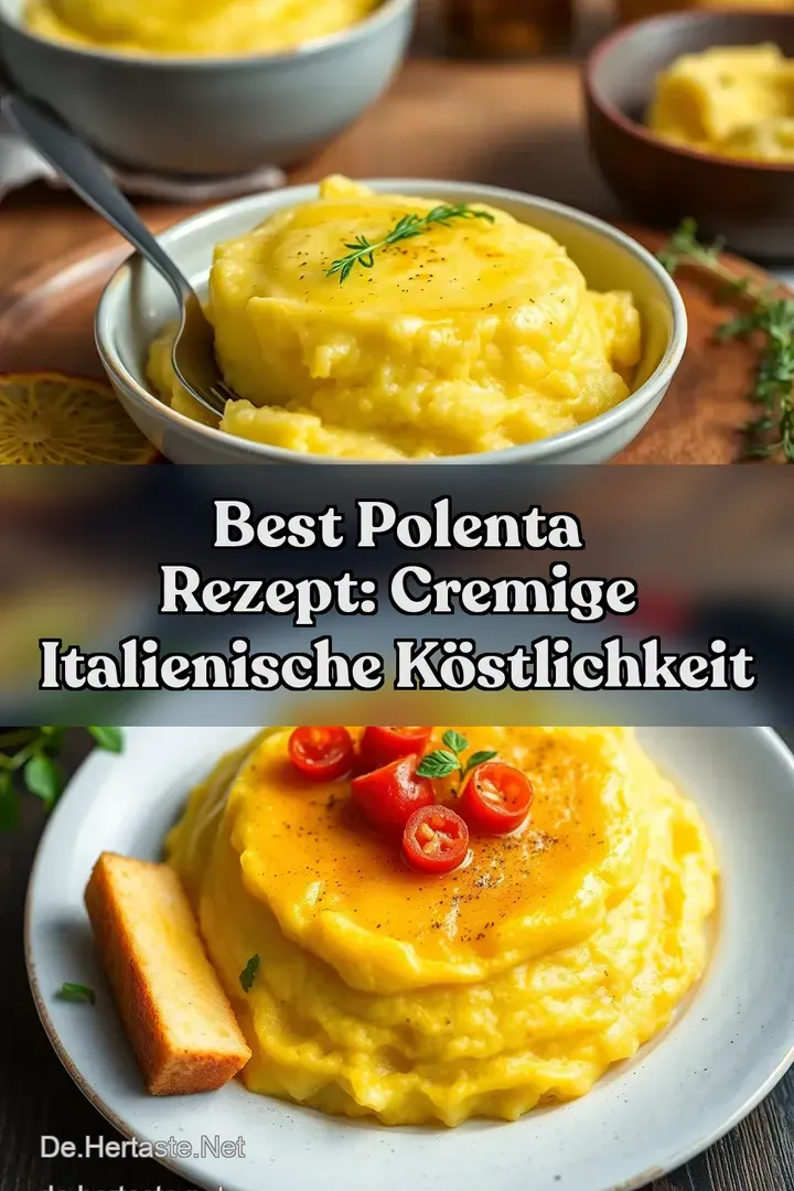 Best Polenta Rezept: Cremige Italienische K&ouml;stlichkeit