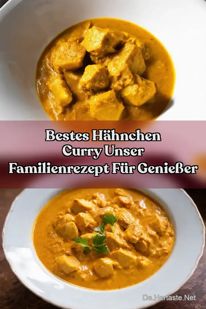 Bestes H&auml;hnchen Curry Unser Familienrezept f&uuml;r Genie&szlig;er