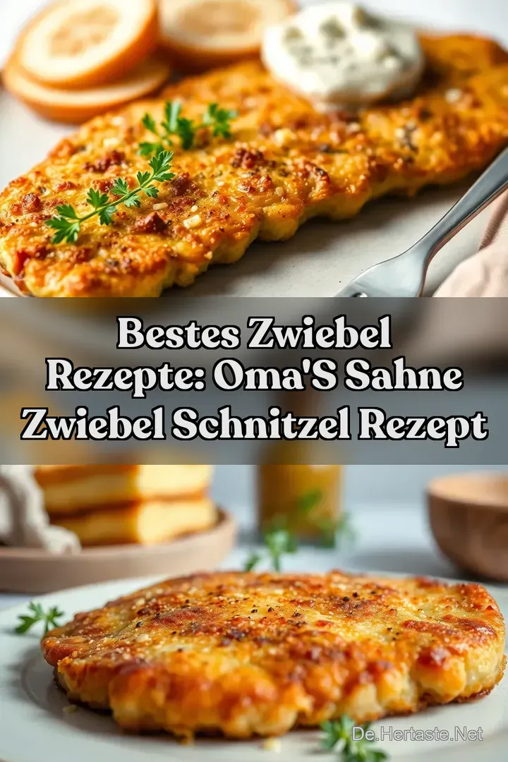 Bestes Zwiebel Rezepte: Oma s Sahne Zwiebel Schnitzel Rezept