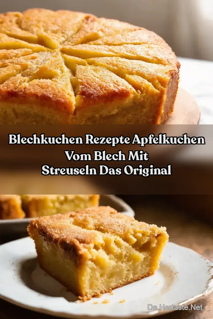Blechkuchen Rezepte Apfelkuchen vom Blech mit Streuseln Das Original