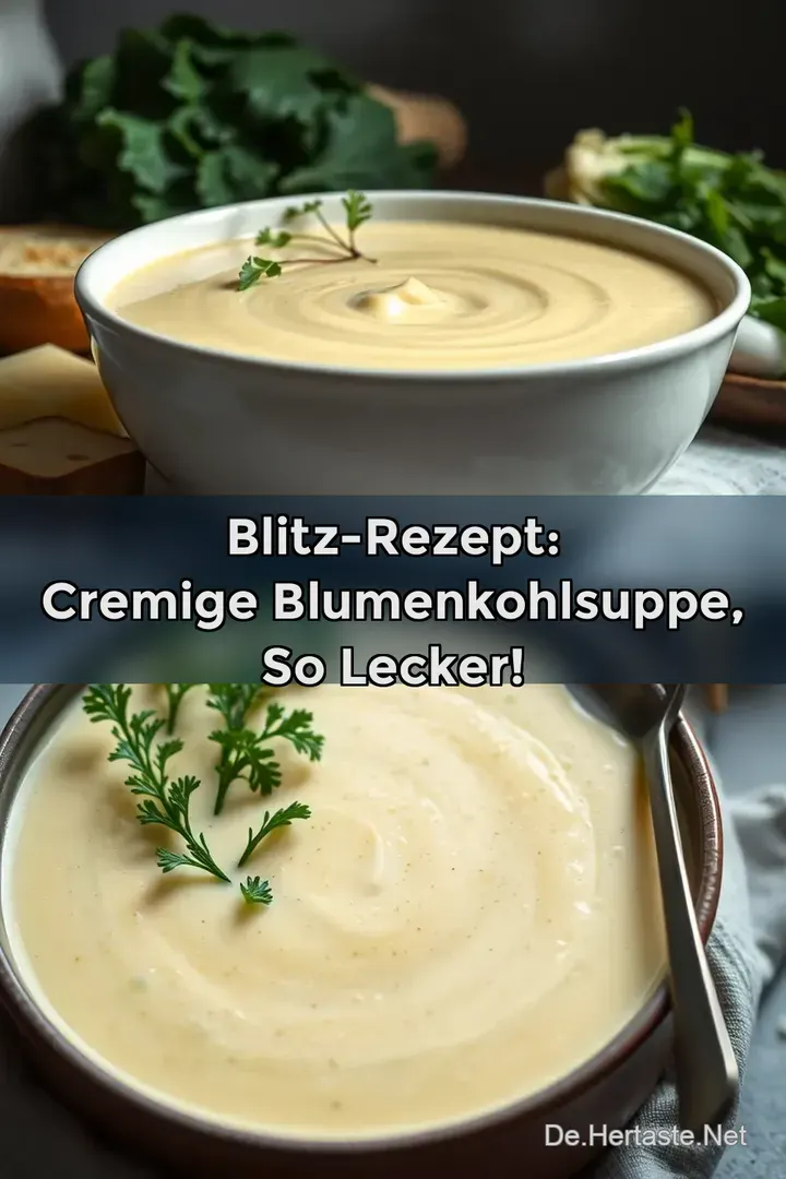 Blitz-Rezept: Cremige Blumenkohlsuppe so lecker!