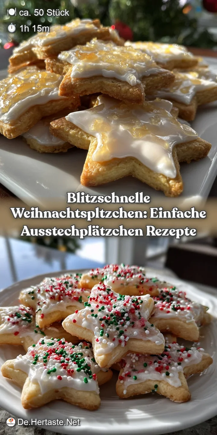 Blitzschnelle Weihnachtspltzchen: Einfache Ausstechpl&auml;tzchen Rezepte