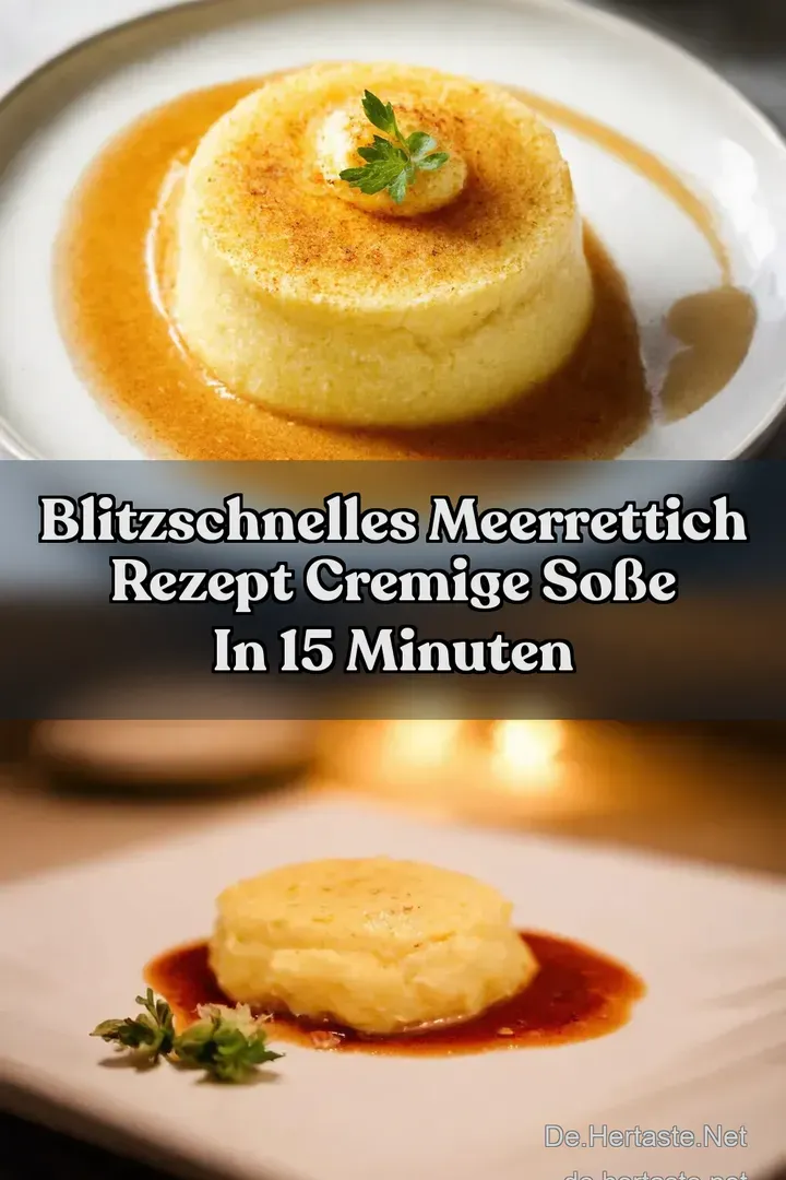 Blitzschnelles Meerrettich Rezept Cremige So&szlig;e in 15 Minuten