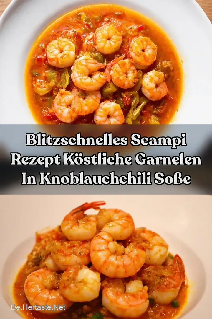 Blitzschnelles Scampi Rezept K&ouml;stliche Garnelen in KnoblauchChili So&szlig;e