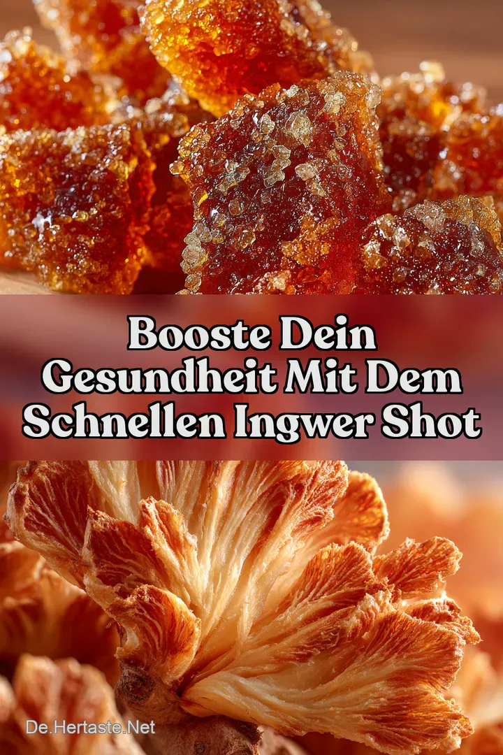 Booste dein Gesundheit mit dem Schnellen Ingwer Shot