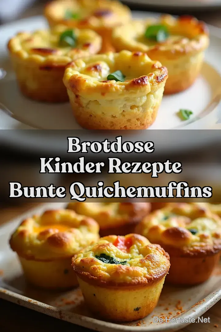 Brotdose Kinder Rezepte Bunte QuicheMuffins
