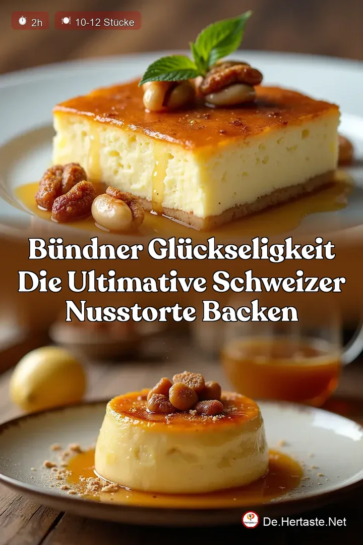 B&uuml;ndner Gl&uuml;ckseligkeit Die ultimative Schweizer Nusstorte backen