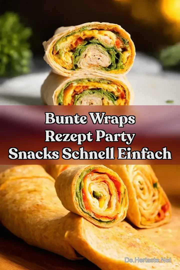 Bunte Wraps Rezept Party Snacks Schnell Einfach