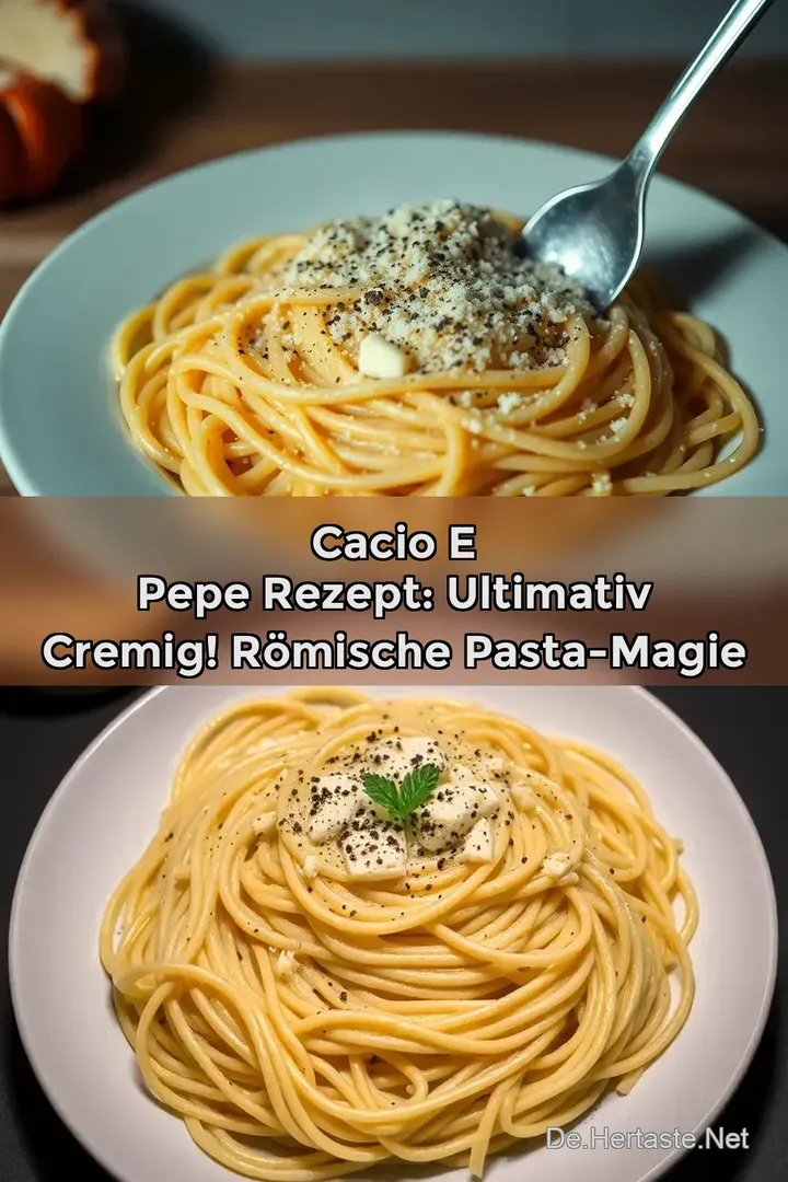 Cacio e Pepe Rezept: Ultimativ Cremig! R&ouml;mische Pasta-Magie