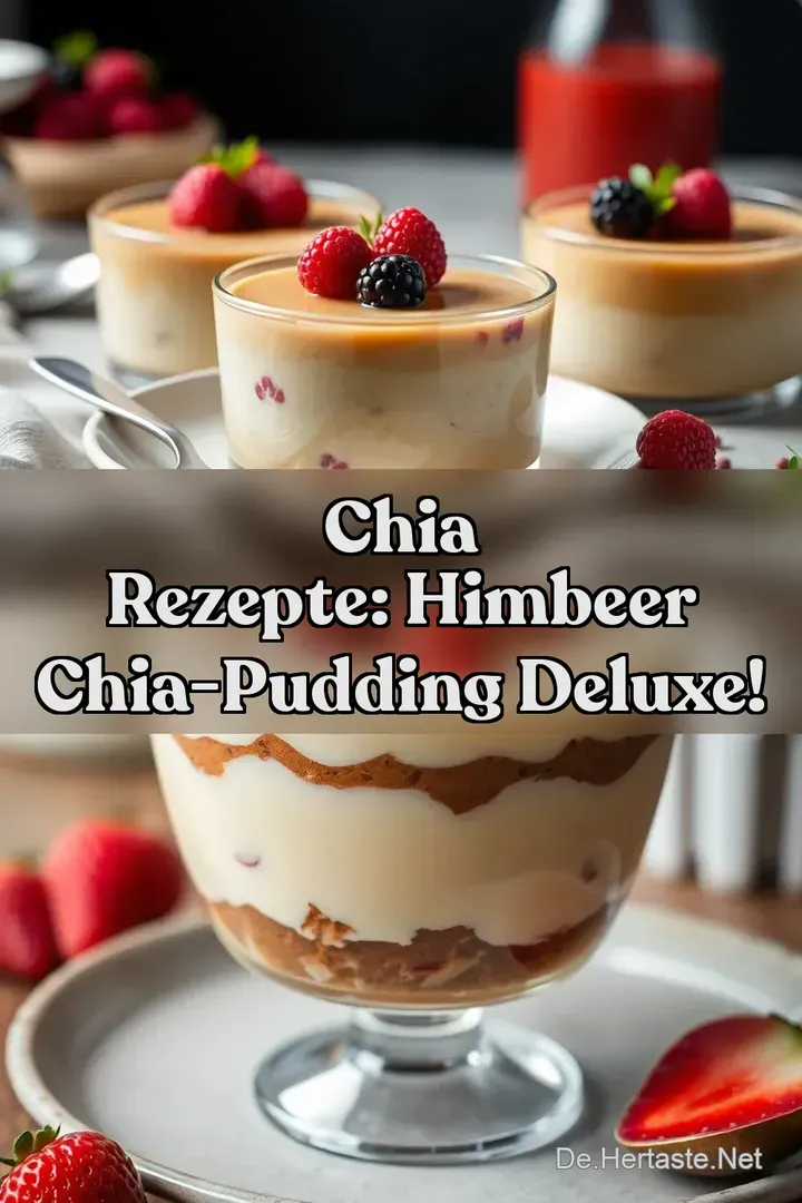 Chia Rezepte: Himbeer Chia-Pudding Deluxe!