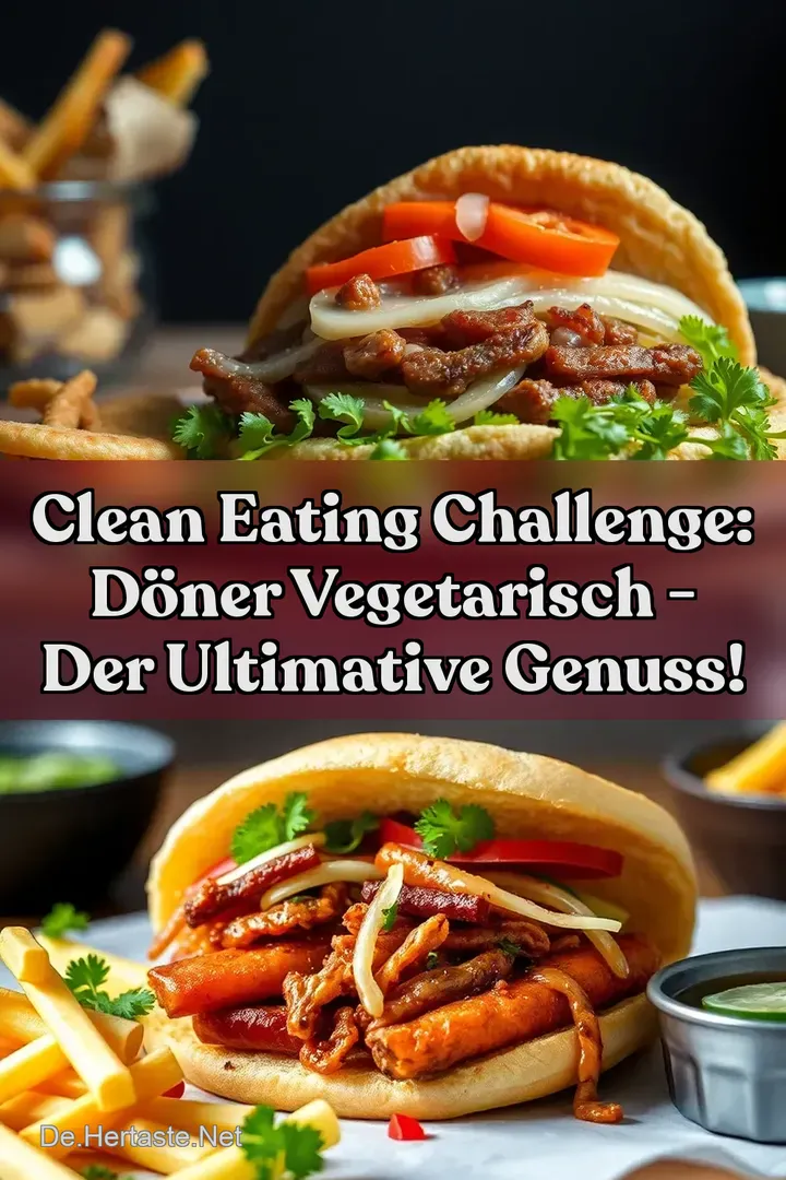 Clean Eating Challenge: D&ouml;ner vegetarisch - Der ultimative Genuss!
