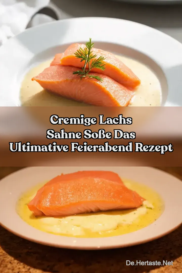 Cremige Lachs Sahne So&szlig;e Das Ultimative Feierabend Rezept