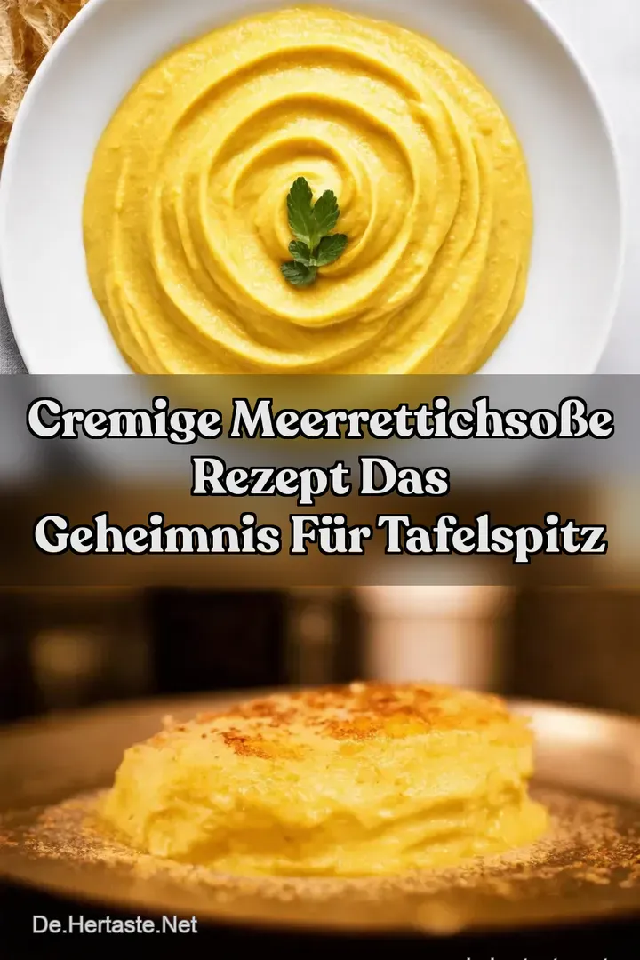 Cremige Meerrettichso&szlig;e Rezept Das Geheimnis f&uuml;r Tafelspitz