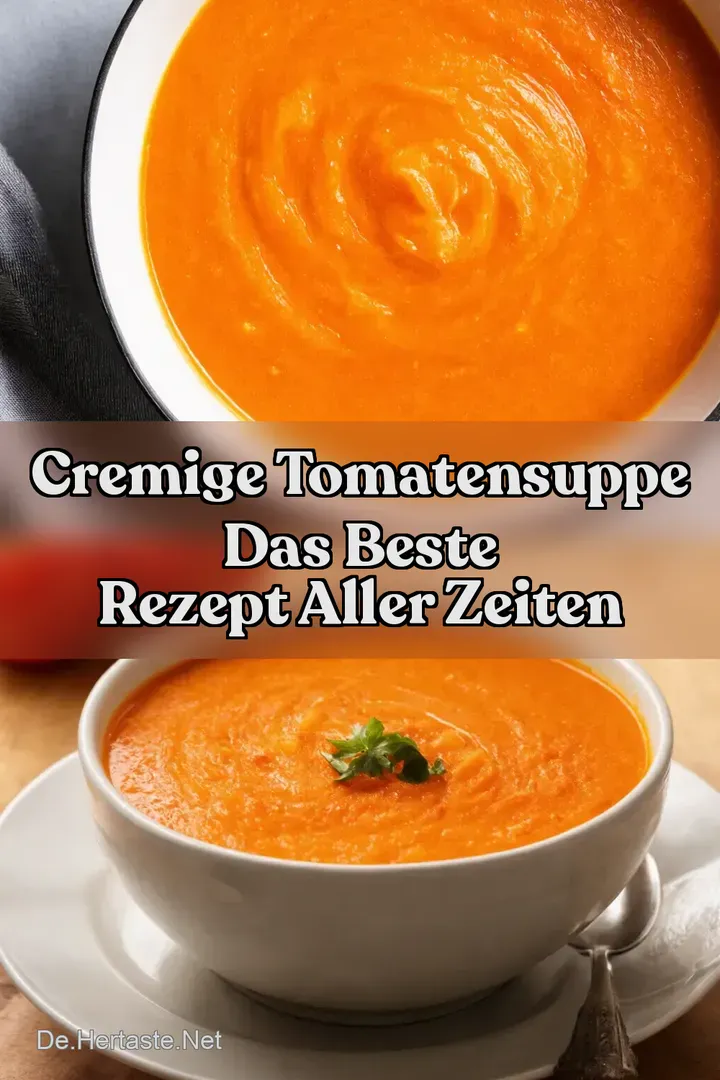 Cremige Tomatensuppe Das beste Rezept aller Zeiten