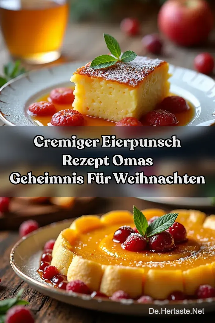 Cremiger Eierpunsch Rezept Omas Geheimnis f&uuml;r Weihnachten