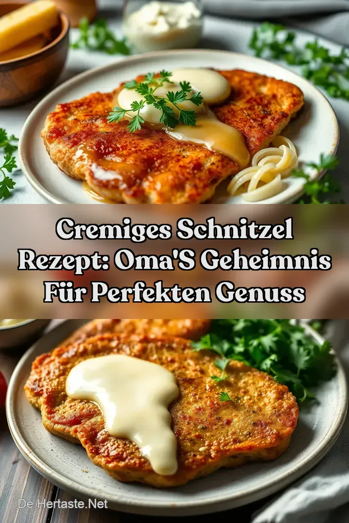 Cremiges Schnitzel Rezept: Oma s Geheimnis F&uuml;r Perfekten Genuss