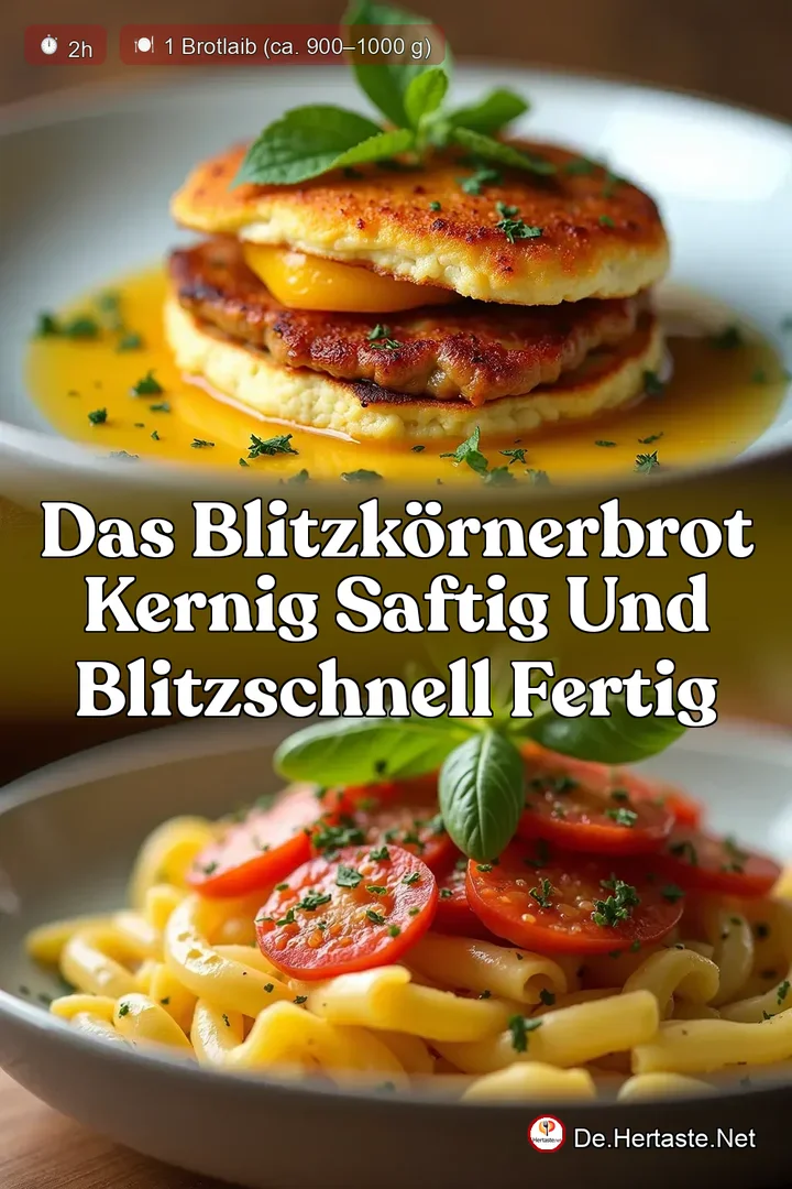 Das BlitzK&ouml;rnerbrot Kernig saftig und blitzschnell fertig