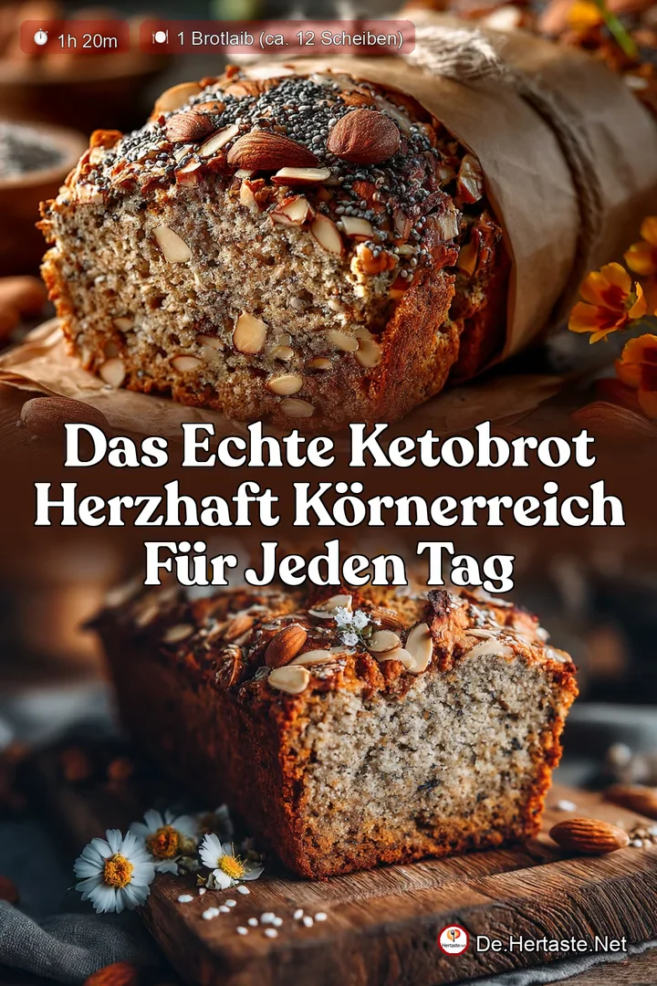 Das Echte KetoBrot Herzhaft K&ouml;rnerreich f&uuml;r jeden Tag