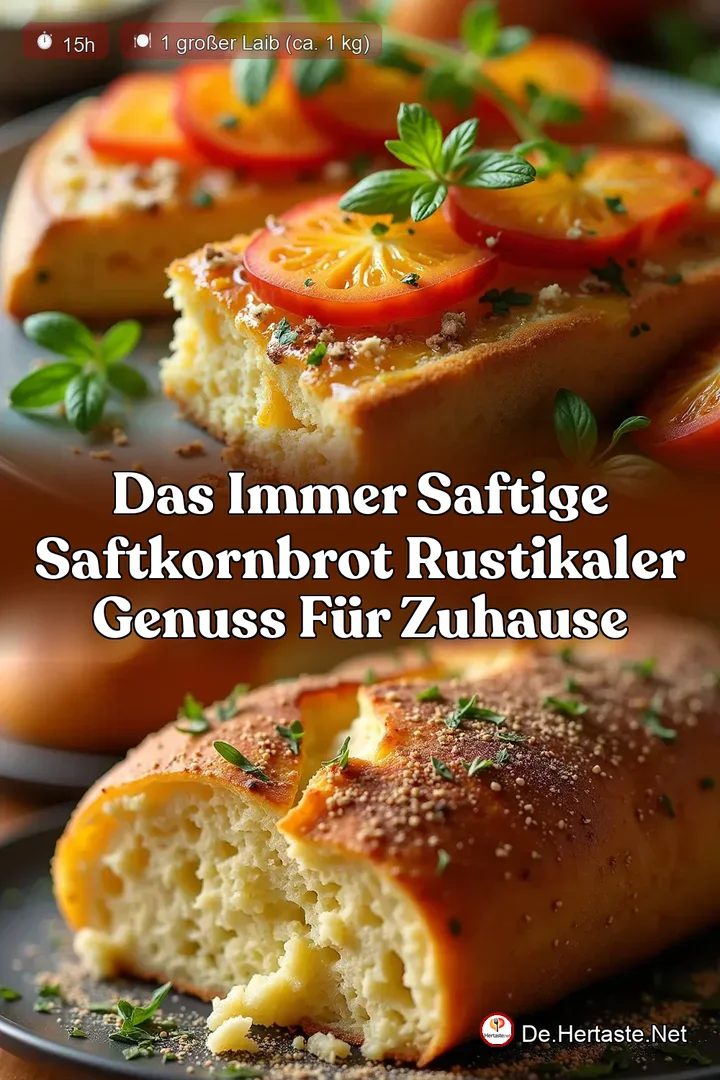 Das Immer Saftige Saftkornbrot Rustikaler Genuss f&uuml;r Zuhause