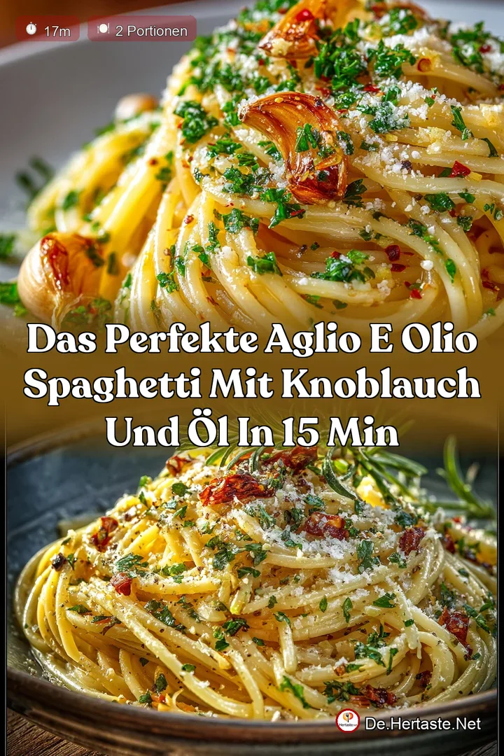 Das perfekte Aglio e Olio Spaghetti mit Knoblauch und &Ouml;l in 15 Min