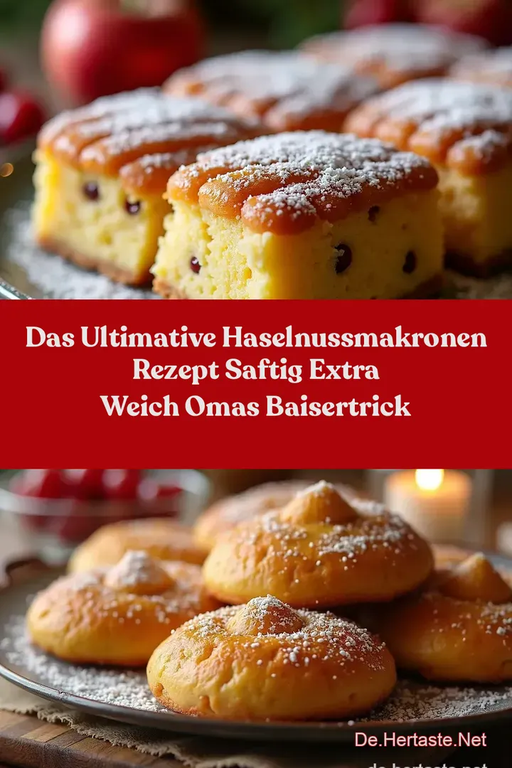 Das Ultimative Haselnussmakronen Rezept Saftig Extra Weich Omas BaiserTrick