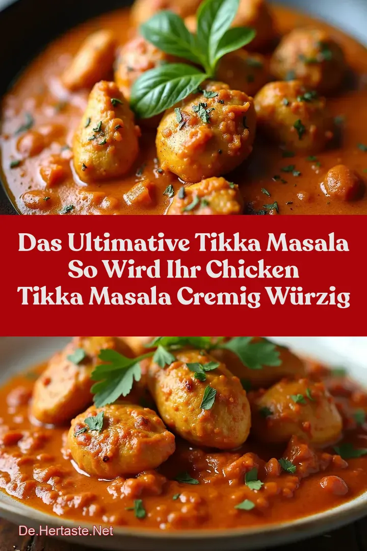 Das Ultimative Tikka Masala So wird Ihr Chicken Tikka Masala cremig w&uuml;rzig