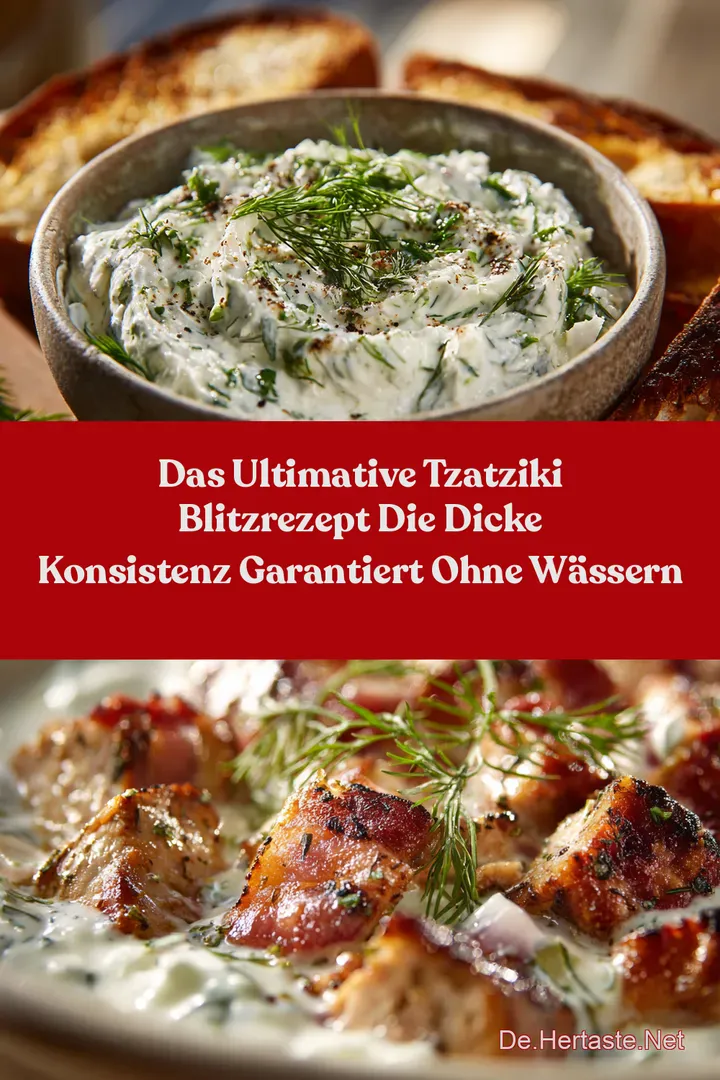 Das Ultimative Tzatziki Blitzrezept Die dicke Konsistenz Garantiert ohne W&auml;ssern