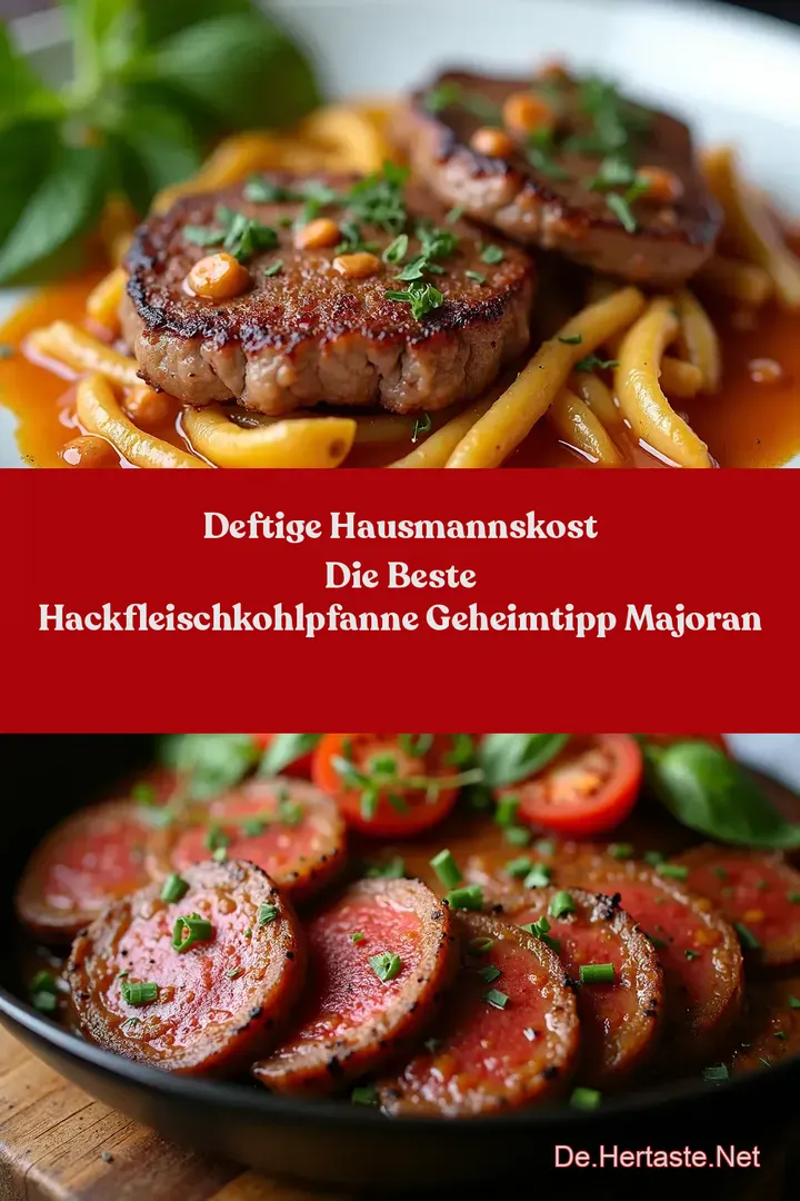 Deftige Hausmannskost Die Beste HackfleischKohlPfanne Geheimtipp Majoran