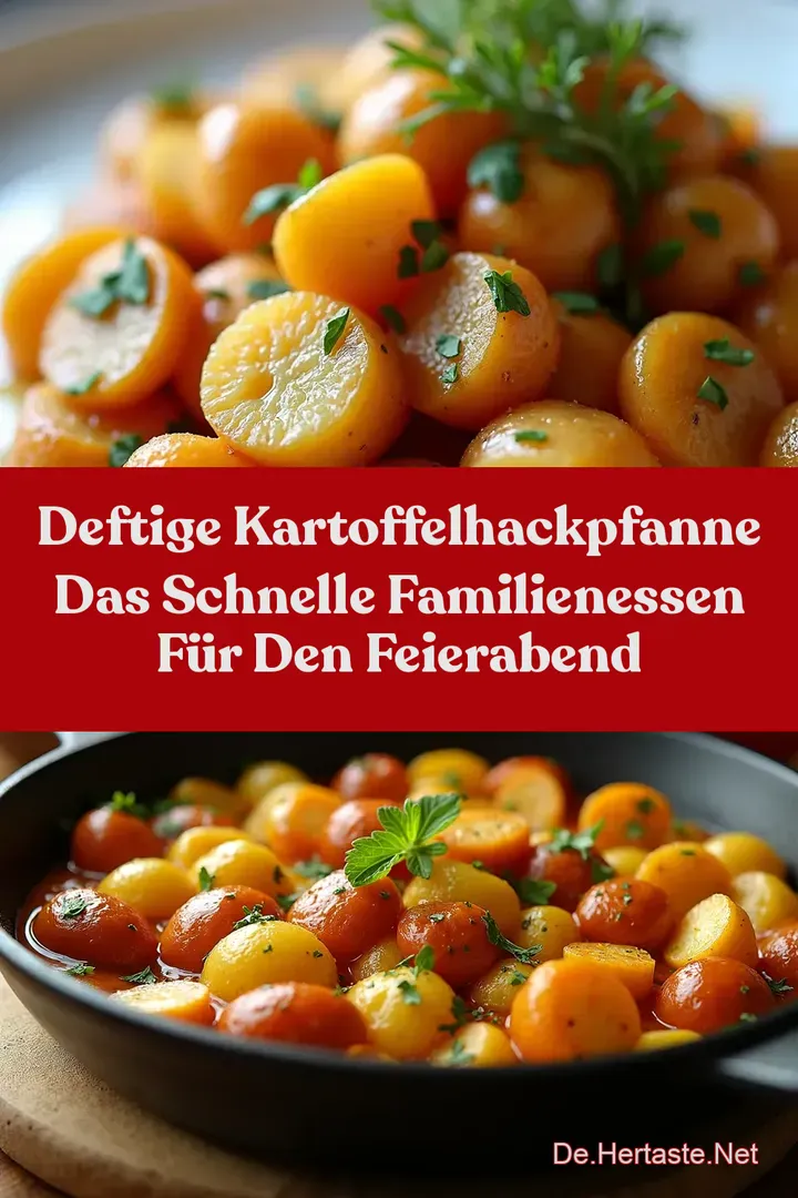 Deftige KartoffelHackPfanne Das Schnelle Familienessen f&uuml;r den Feierabend