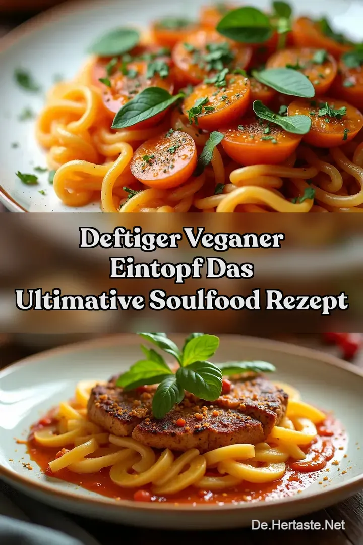 Deftiger Veganer Eintopf Das ultimative Soulfood Rezept