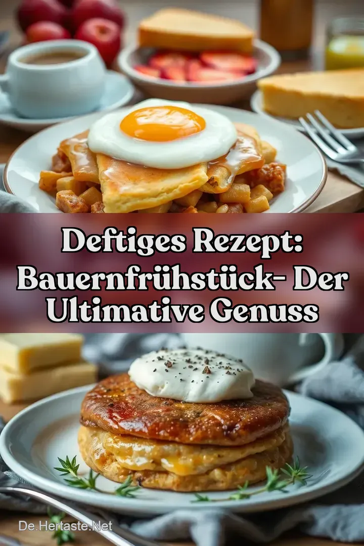 Deftiges Rezept: Bauernfr&uuml;hst&uuml;ck- Der ultimative Genuss