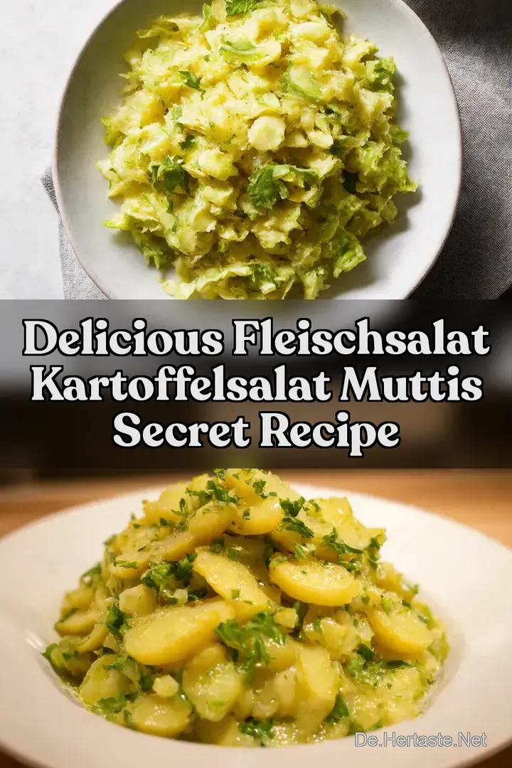 Delicious Fleischsalat Kartoffelsalat Muttis Secret Recipe