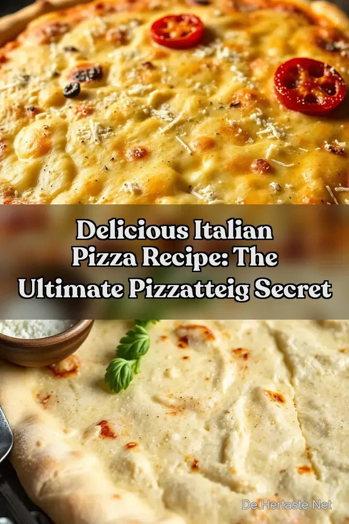 Delicious Italian Pizza Recipe: The Ultimate Pizzatteig Secret